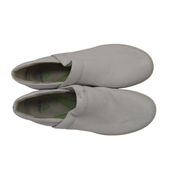 Align By Nurse Mates Indya Slip Resistant Nursing Clog White Leather Size 10M - Picture 4 of 8